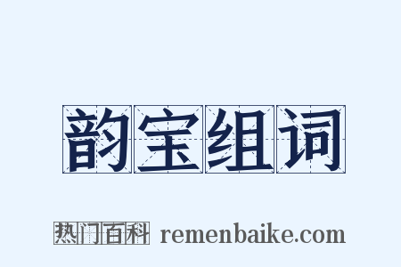 韵宝组词是什么意思的图片